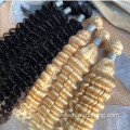 613 Blonde Virgin Human Hair Bundles With Closure, 613 hair color blonde Bundles With Frontal wholesale